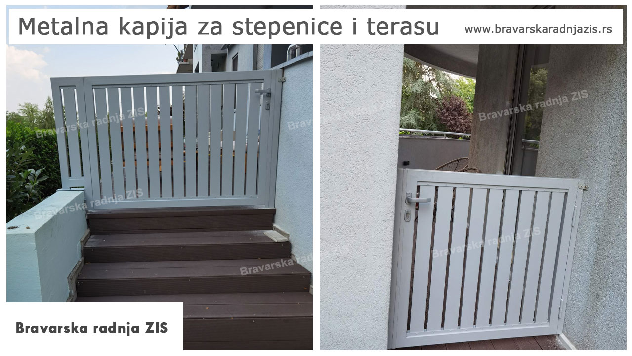 Metalna kapija za terasu, verandu i stepenice
